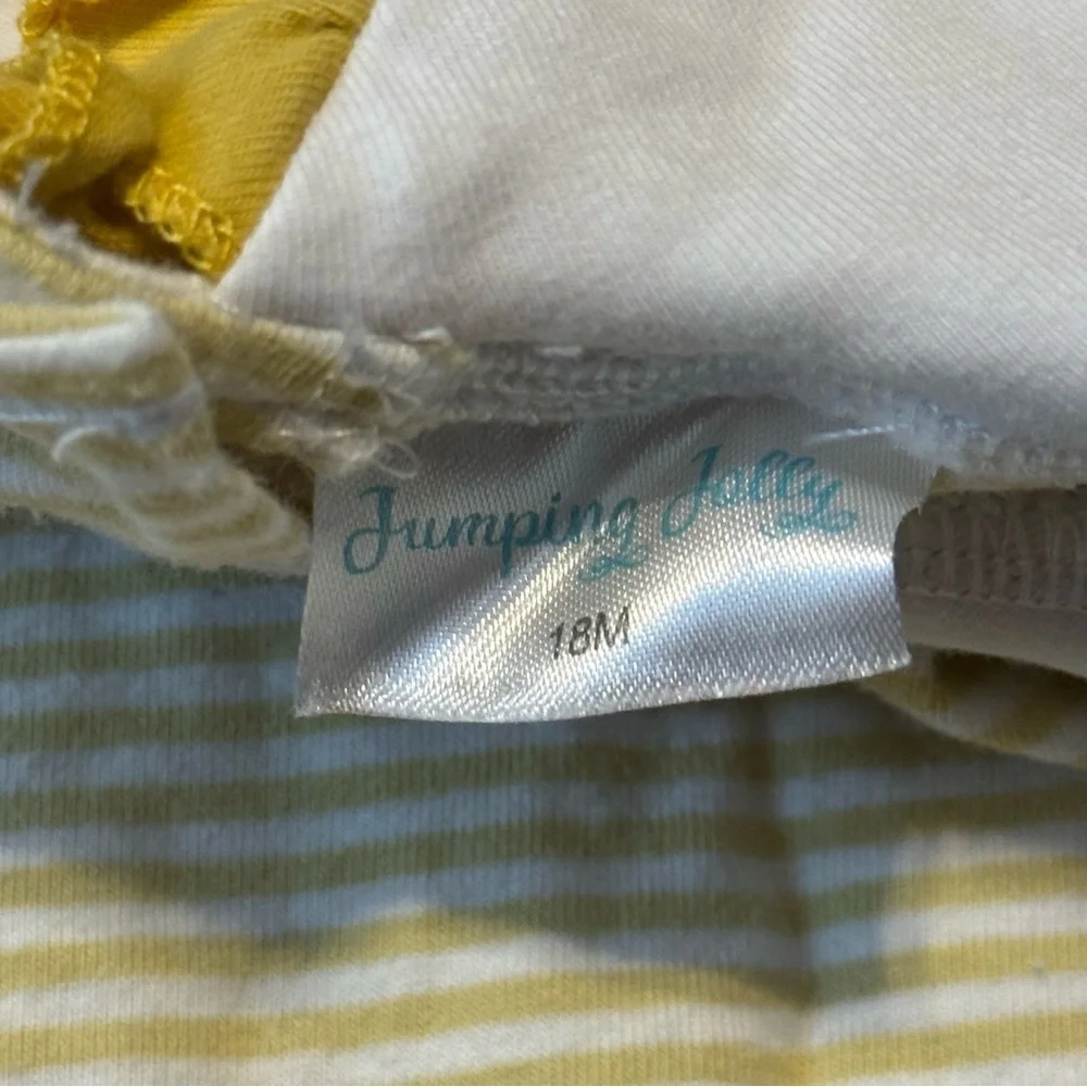 Jumping Jolly Yellow Striped Baby Romper Babies Size 18M
